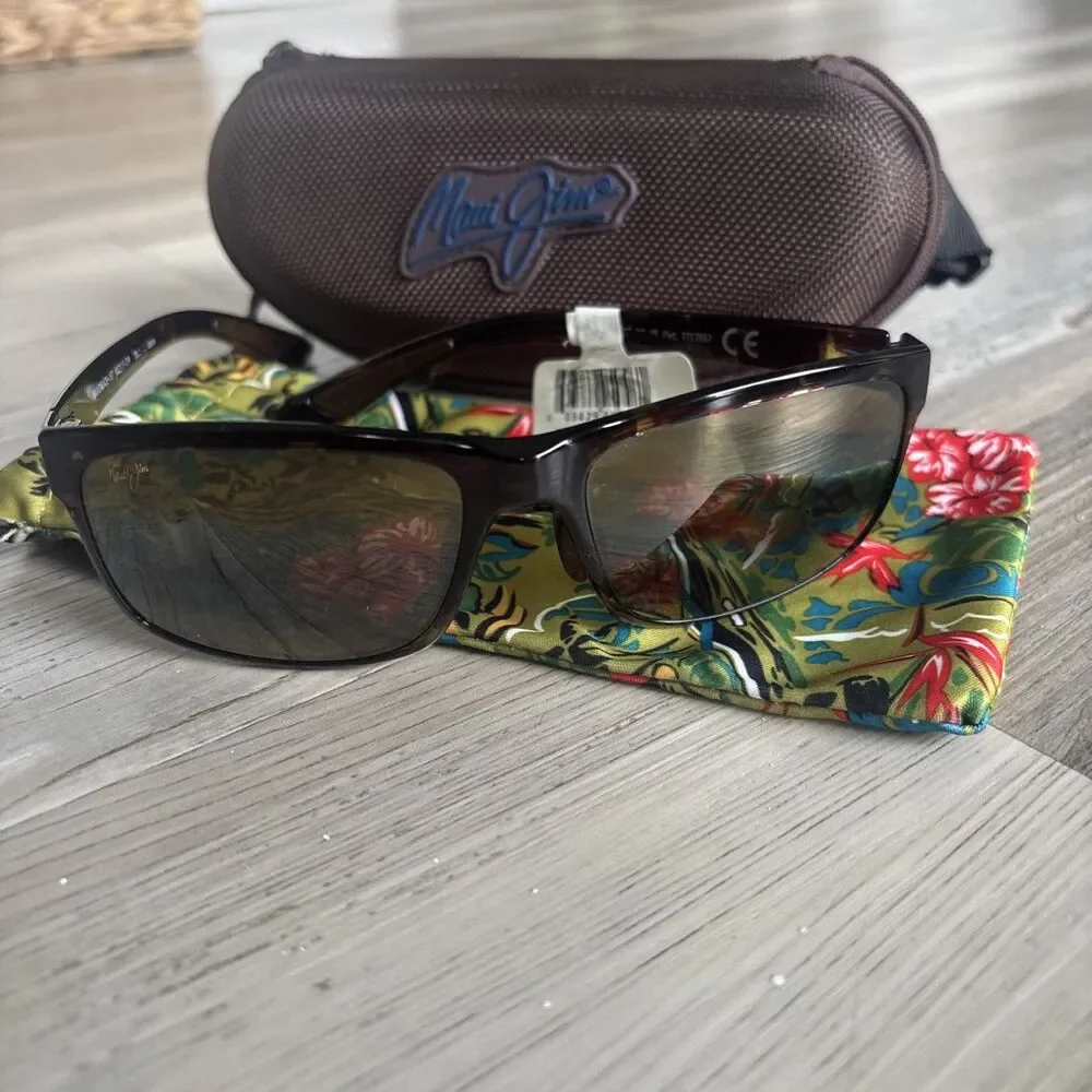 Maui Jim RX Able Polowai Unisex Sunglasses With Soft And Hard Case With Tags